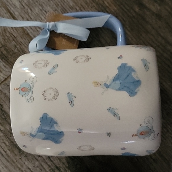 2 ~ Disney Princess CINDERELLA Allover Print Coffee Tea Mug Cup Set Rae Dunn - Picture 1 of 7